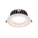  Plafondinbouwarmatuur COB 130 rond, spanningsconstante IP20, wit