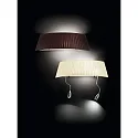 Fabas Luce Wandarmatuur DOROTEA E27 IP20, nikkel gesatineerd, wit dimbaar