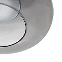 LEDS C4 pendant luminaire PLAT SURFACE (PHASE) with shade, CCT Switch, adjustable, with diffuser IP20, black dimmable