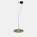 pendant luminaire PLAT SURFACE (LIGHT FOR LIFE) with shade, CCT Switch, adjustable, with diffuser IP20, black dimmable