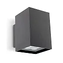 Wandarmatuur voor buitenshuis AFRODITA POWER LED up down, schakelbaar, set terug IP55, antraciet 
