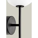 LEDS C4 Badkamerarmatuur BLOOM schakelbaar IP44, zwart