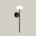 LEDS C4 Badkamerarmatuur BLOOM schakelbaar IP44, zwart
