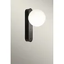 wall luminaire PERLINA WALL USB-C with USB connection, CCT Switch, with touch dimmer IP20, black dimmable