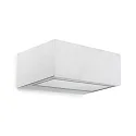 Wandarmatuur voor buitenshuis NEMESIS LED -  7x17CM up down, klein, schakelbaar IP65, wit 