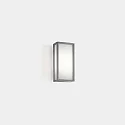 Wand- en plafondarmatuur SKAT MINI 200MM plat, slagvast, on/off IP65, grijs 