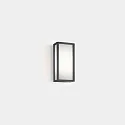 outdoor wall luminaire SKAT MINI 200MM flat, impact resistant, on/off IP65, anthracite 