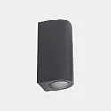 Wandarmatuur voor buitenshuis EKO DOUBLE EMISSION GU10 up down GU10 IP66, antraciet dimbaar