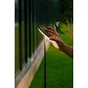 LEDS C4 Armatuur met grondpen INVISIBLE ADJUSTABLE met stekker, instelbaar, kantelbaar, on/off IP54, zwart 