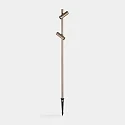 gorund spike luminaire JUNCUS 2 HEADS 2 flames IP66, brown