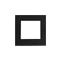 mounting frame CLICK square, mechanical, black