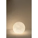 lamp shade CISNE Ø38CM mechanical, ball shaped, without base, rustic, stone grey
