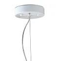 LEDS C4 pendant luminaire CISNE PENDAND - LED without shade, CCT Switch, multipower IP65, white 