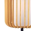 LEDS C4 Tafelarmatuur VIVA E27 IP20, hout licht, zwart
