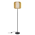 Staande lamp VIVA E27 IP20, hout licht, zwart