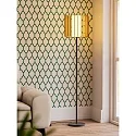 LEDS C4 Staande lamp VIVA E27 IP20, hout licht, zwart