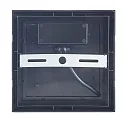 LEDS C4 Wandarmatuur voor buitenshuis CREU hoekig IP65, opaal, zwart