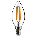 Filamentlamp kaarsvorm C35 E14 4,5W 470lm 2700K 320° CRI 80 