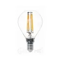 LED drop shape filament lamp P45, E14, 4.5W 2700K 470lm, dimmable