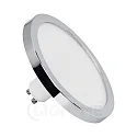 Diffusorarmatuur AQUA Ø 110MM plat, rond, CCT Switch, schakelbaar, met diffuser mat GU10 7W 400lm 2700 / 4000K 110° CRI 80-89 