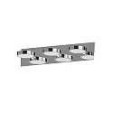 Spiegelarmatuur AQUA ONNA 3-vlams, CCT Switch, schakelbaar GX53 IP44, chroom, glanzend 