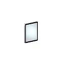 Spiegelarmatuur DONNA LED hoekig, CCT Switch GX53 IP44, chroom 