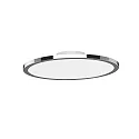 Plafondarmatuur AQUA DISK-1 / 302MM 1-vlams, CCT Switch, schakelbaar GX53 IP44, chroom, glanzend 