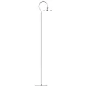 Staande lamp SIMPLESSA GU10, chroom dimbaar