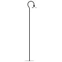 Staande lamp SIMPLESSA GU10, chroom, zwart dimbaar