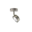 Spot POWERLENS SPOT direct GX53 IP20, mat, gesatineerd, titaan