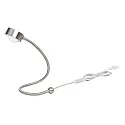 Tafelarmatuur POWERLENS SNAKE buigbare GX53 IP20, mat, gesatineerd, titaan