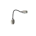 Wandarmatuur POWERLENS FLEX direct GX53 IP20, mat, gesatineerd, titaan
