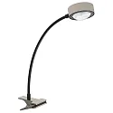 Klemarmatuur POWERLENS FLEX buigbare GX53 IP20, mat, gesatineerd, titaan