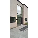 Lumexx Wandarmatuur voor buitenshuis ARCA XL W150 IP65, zwart dimbaar