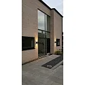 Lumexx Wandarmatuur voor buitenshuis ARCA XL W150 IP65, zwart dimbaar