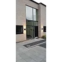 Lumexx Wandarmatuur voor buitenshuis ARCA XL W150 IP65, zwart dimbaar