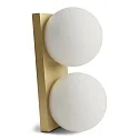 Wand- en plafondarmatuur PALLA MINI IP20, messing dimbaar