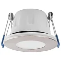 outdoor recessed luminaire TEGO SLIM DOWNLIGHT 68MM rigid IP65, nickel dimmable