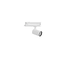 3-fase spot MARCO 2 MINI DBT draaibaar, roteerbaar IP20, gepoedercoat, transparant, wit 