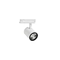 3-fase spot MARCO 2 90 DBT draaibaar, roteerbaar IP20, gepoedercoat, transparant, wit 