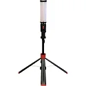 Megatron Werklamp HELFA DUO 2-vlams, met stopcontact IP54, rood, zwart 