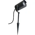 Megatron outdoor spot GARTIA rotatable, tiltable GU10 IP65, anthracite dimmable