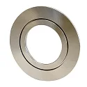 Megatron Plafondinbouwarmatuur DECOCLIC 68MM / GU10 + GU5.3 rond, stijf GU10 IP44, ijzer geborsteld dimbaar