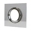 Plafondinbouwarmatuur DECOCLIC 68MM / GU10 + GU5.3 hoekig, draaibaar GU10 IP20, chroom, glanzend dimbaar