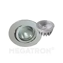 Downlight DECOCLIC rond, Dim-To-Warm IP23, ijzer geborsteld dimbaar