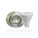 Downlight DECOCLIC rond, draaibaar GU10 IP20, ijzer geborsteld 