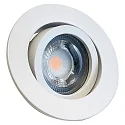 recessed luminaire DECOCLIC KOIN DIM round, swivelling, set of 1 IP20, white dimmable 7,6W 550lm 3000K 38° 38° CRI > 97