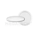LED ceiling luminaire PANO CCT DIM ROUND, IP20, dimmable, white, Ø 14cm, 6W 3000-6500K 500lm 110°