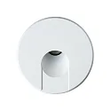 Wandinbouwarmatuur STAIR 68 SCCT rond IP40, wit mat dimbaar