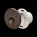 nobilé Wandinbouwarmatuur STAIR 68 SCCT rond IP40, zwart mat dimbaar